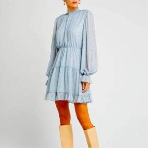 O.P.T. Lluvia Chiffon Mini Dress